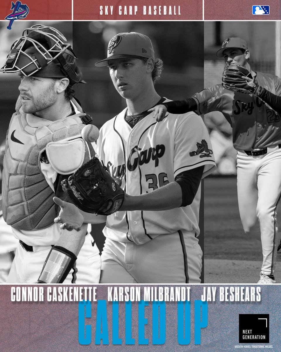 A Huge call up to the <a href="/BlueWahoosBBall/">Pensacola Blue Wahoos</a> 

<a href="/KarsonMilbrandt/">Karson Milbrandt</a>