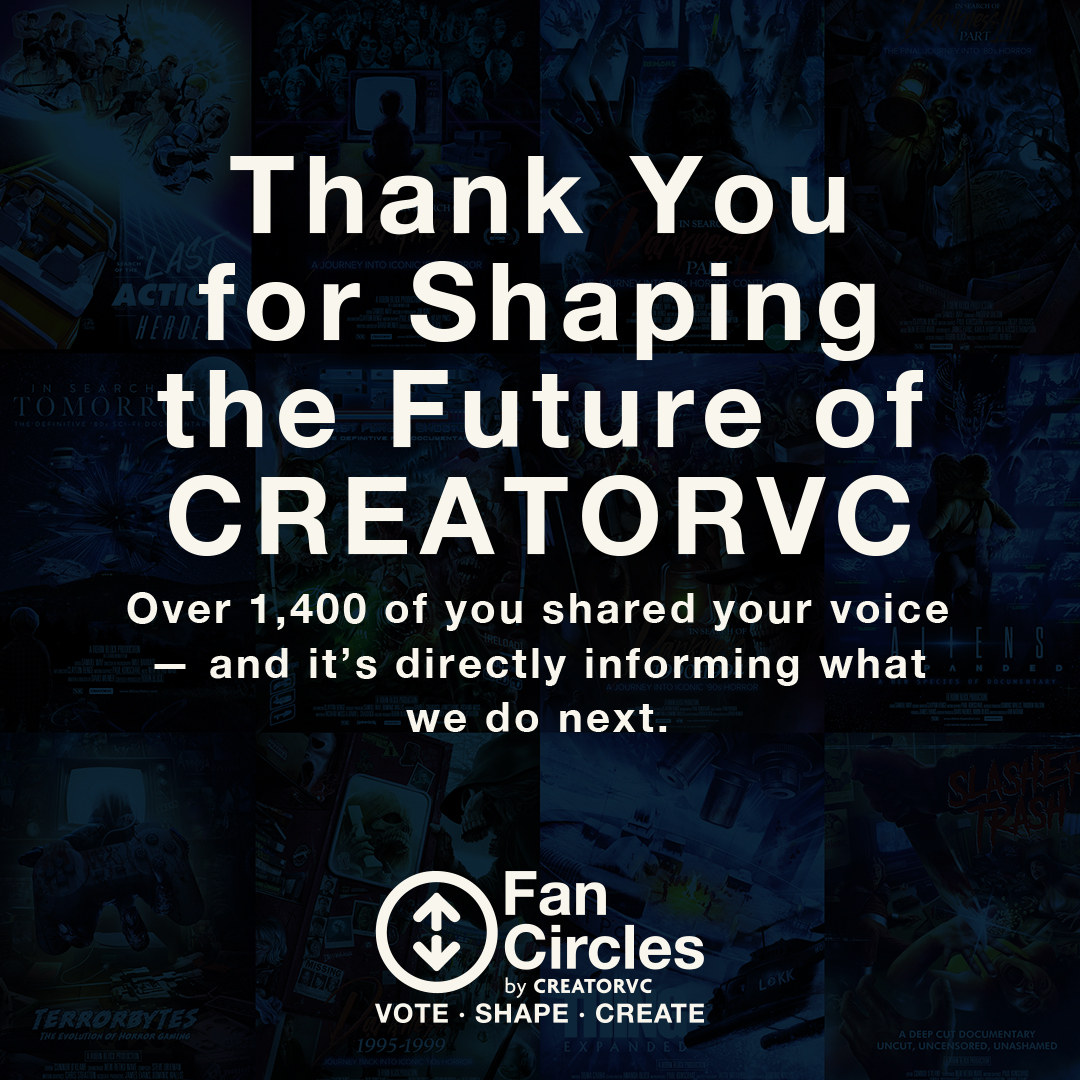 Terrorbytesdoc's tweet image. Ending Soon: What Should We Make Next?
Over 1,400 of you have already shaped the future of our next wave of documentaries — with more than 12,000 votes cast.
Right now, In Search of Darkness: 1970s and In Search of Legends (80s/90s fantasy) are leading the pack, with Blade…