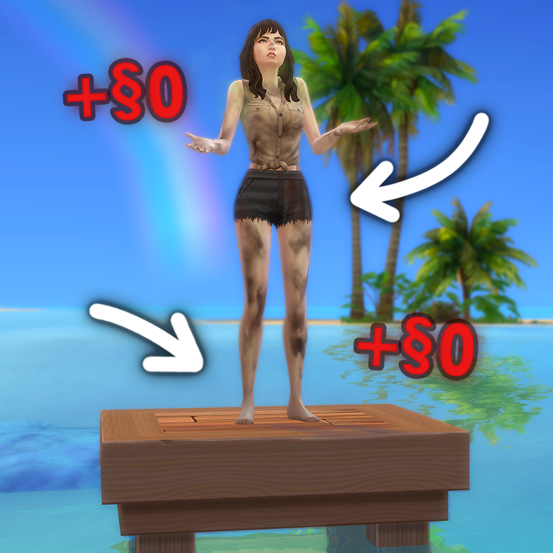 Pcddiva's tweet photo. Can I survive a RAGS TO RICHES on a RAFT in The Sims 4? 🏝️ #Sims4 #challenge 
https://t.co/0sOMym09qr https://t.co/JqHnYOPLUX