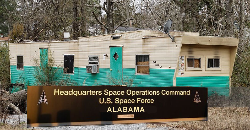 Trump has unveiled the new Space Force Headquarters in Alabama.