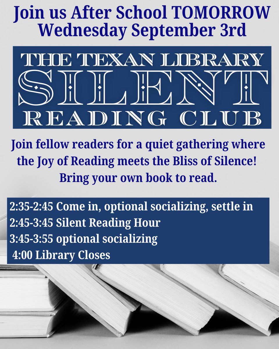 SRTexanLibrary's tweet image. #TexanLibrary #pisdREADS