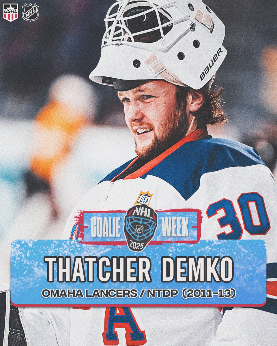 It’s #NHLGoalieWeek

Stick with the program (<a href="/USAHockeyNTDP/">USA Hockey’s NTDP</a>) 🇺🇸