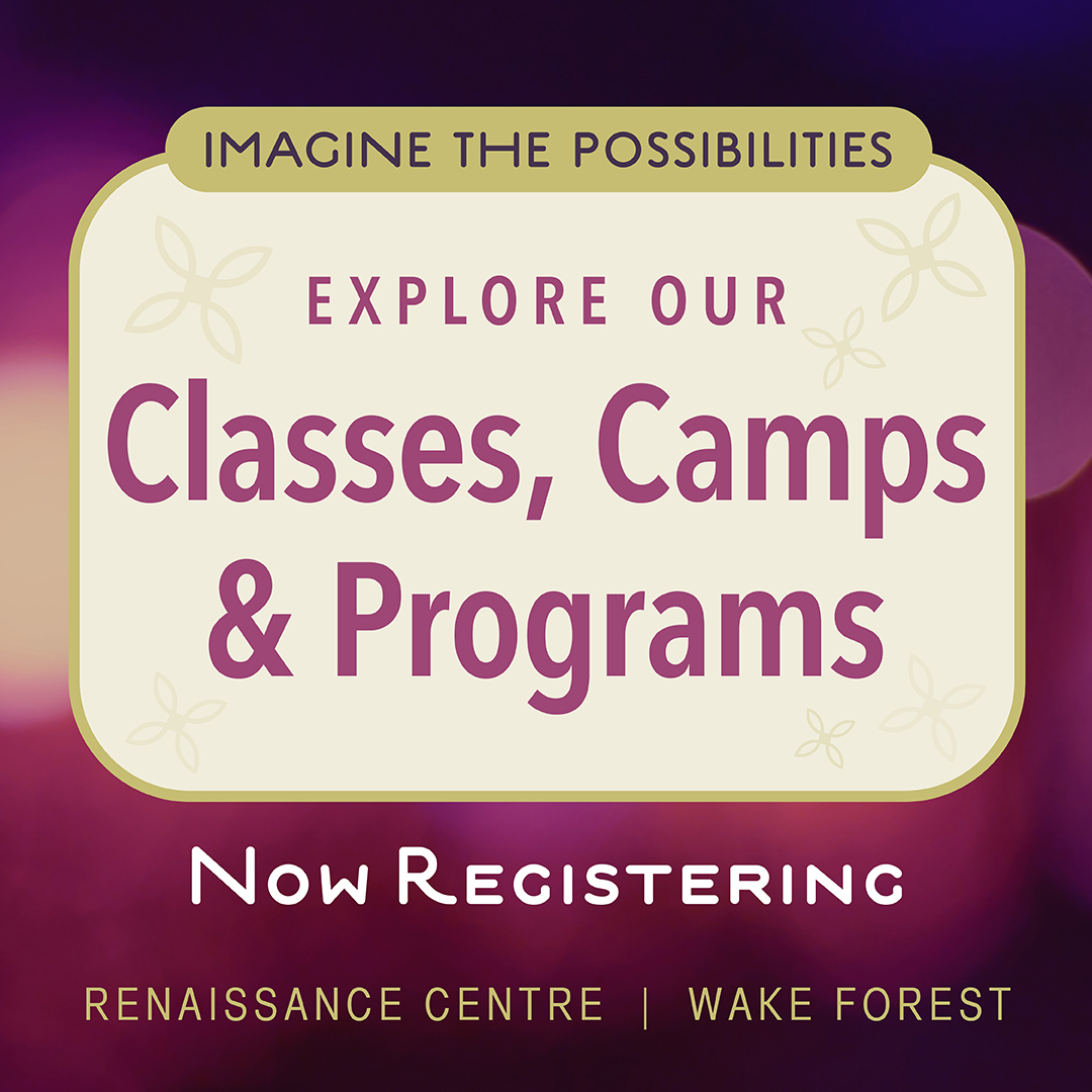 ✨October-December classes and workshops are now OPEN for registration! ✨

For a complete list of upcoming offerings, please visit wakeforestrencen.org/education/clas….

#townofwakeforest #wakeforestnc #wakeforestvibe #wakeforestrencen #becauseofartsed