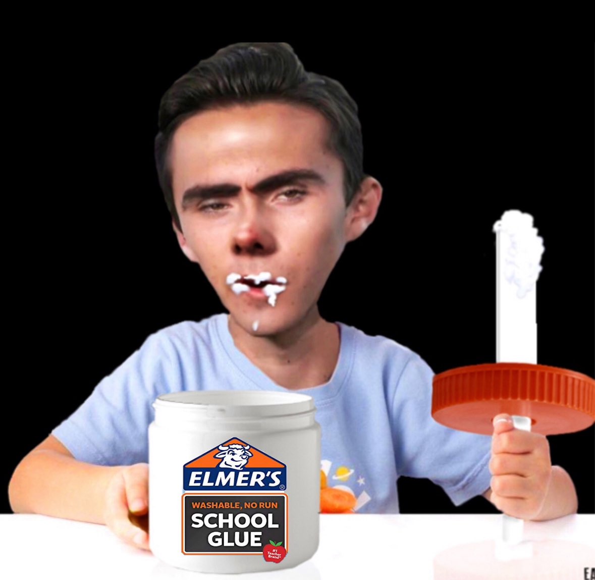 Made years before AI,,,,,
So take that AI ,,,
We don’t need AI to confirm whether or not David Hogg ate the paste,
We all know he did,