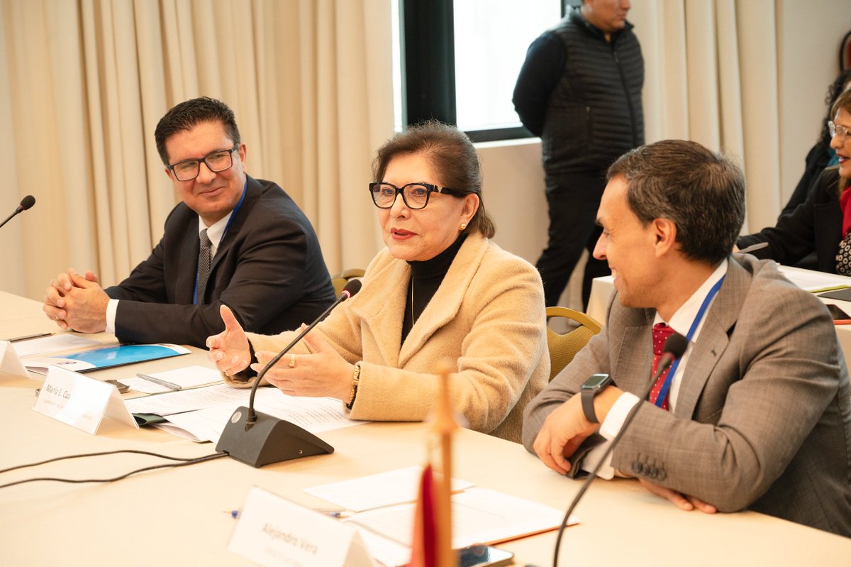 🌎¡Articulamos acciones para el #ERCE2025!
Nuestra directora ejecutiva, Susana Araujo, participa en Perú en la 61.ª reunión de Coordinadores Nacionales del LLECE de la <a href="/UNESCOSantiago/">UNESCO Santiago</a>, donde se revisan avances del estudio que reúne a 19 países de América Latina y el Caribe.