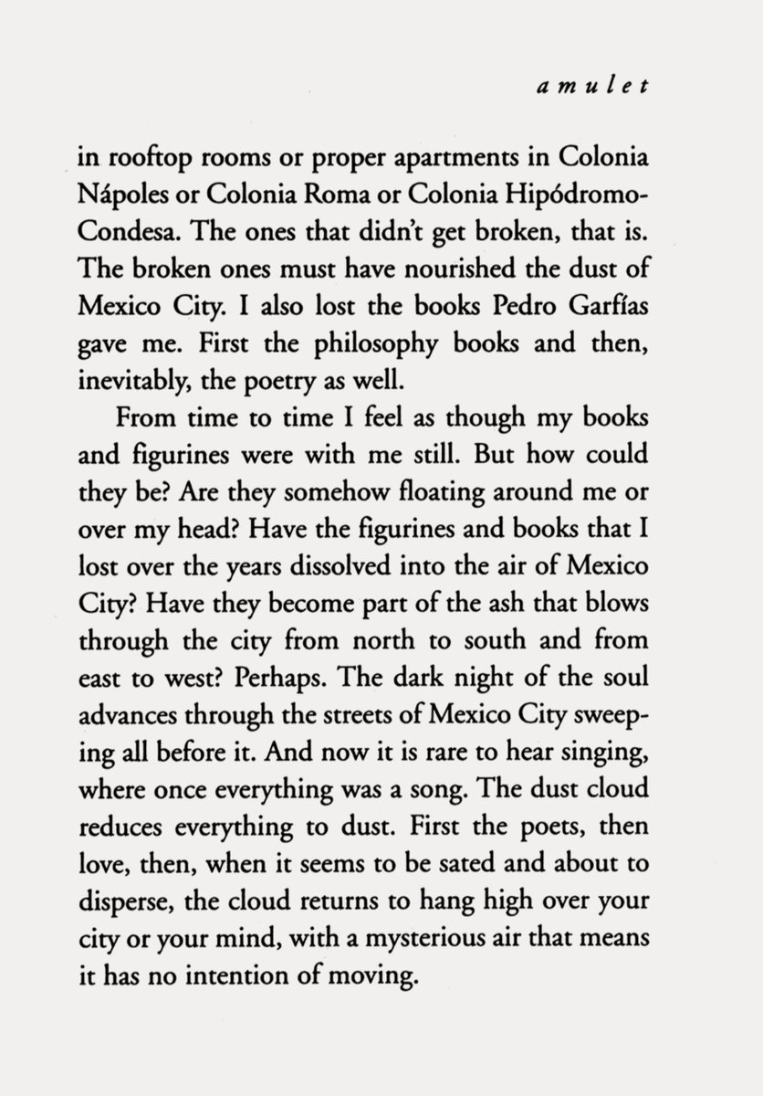 Three of my favorite passages from Roberto Bolaño's 'Amulet'