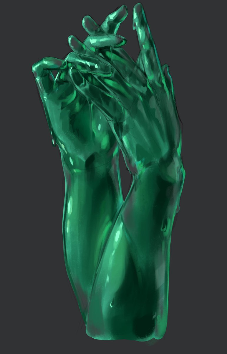 RowanVtuber's tweet image. getting handsy with the goop practice