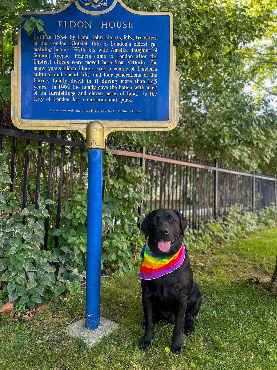 Ontario Heritage Trust is having a contest! Post a picture of your pet in front of a heritage plaque, like the one in front of Eldon House, for a chance to win a prize! Visit their Instagram for contest details!     

#ldnont