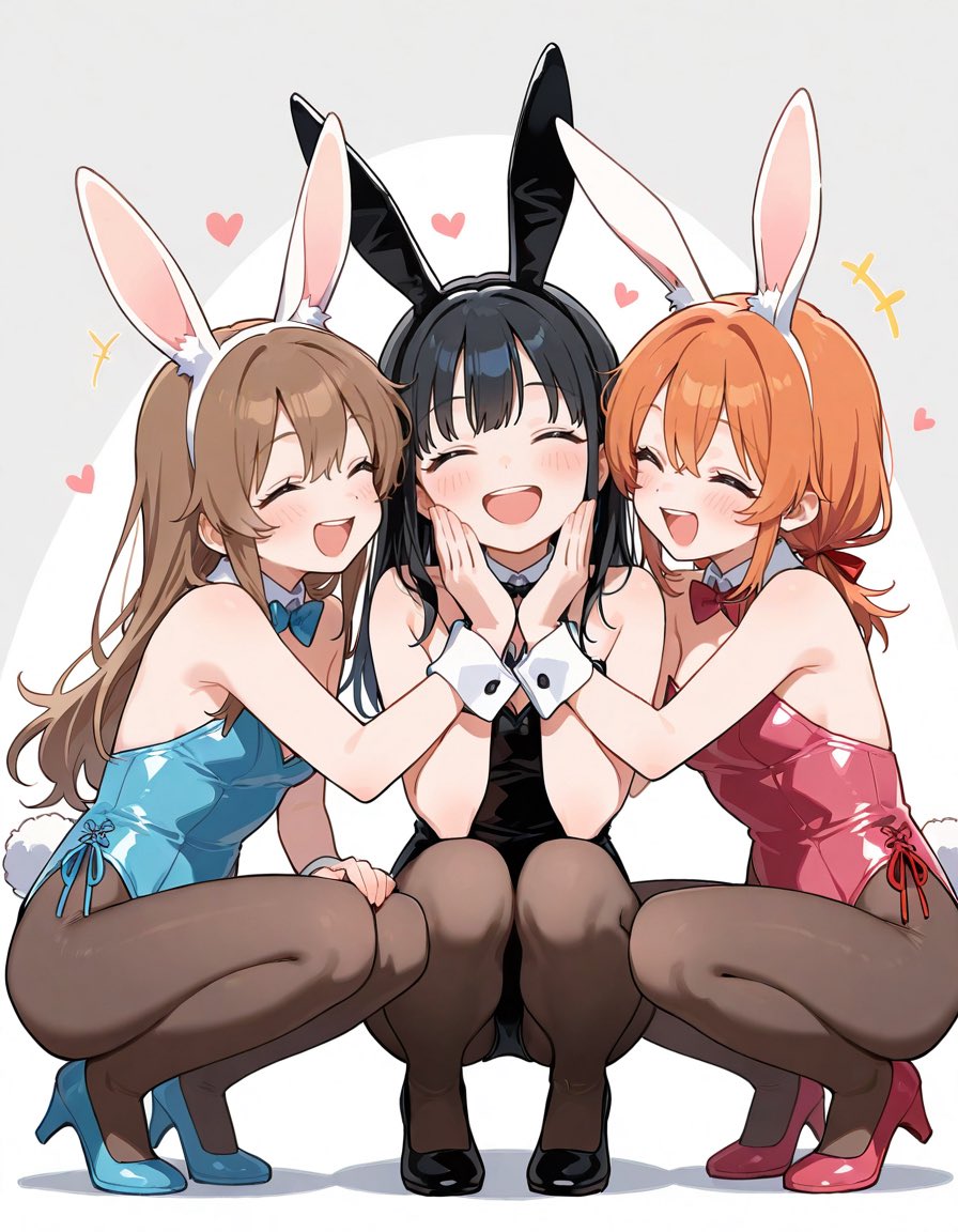 AI『おはようございます！』

🐰＜今日も笑顔でふぁいてぃーん！♪💕

*･゜ﾟ･*:.｡..｡.:*･'･*:.｡. .｡.:*･゜ﾟ･* ･*:.｡

皆様おはようございます！！☀️

バニーちゃんたちのように！
笑顔で1日！
ふぁいてぃーーーん！❤️‍🔥₍₍ (ง* ॑꒳ ॑*)ว ⁾⁾

やっていきましょーーーう！(*」&gt;д&lt;)✨