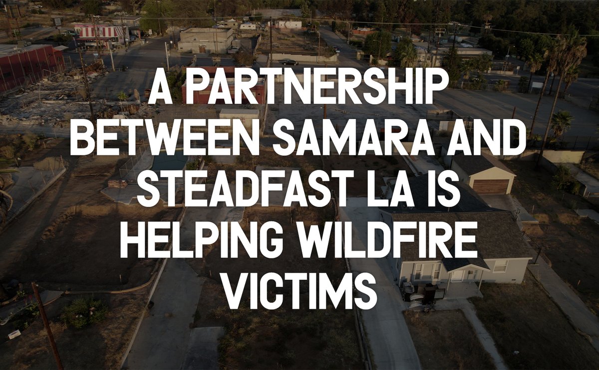 Home for the Holidays! The Steadfast and <a href="/Samara/">Samara</a>  teams are working hard so by the end of this year, the first families who lost homes in the Eaton and Palisades fires will get keys to new, fire-resistant homes at no cost. A new chapter begins.

Read more:
sunset.com/home-garden/de…