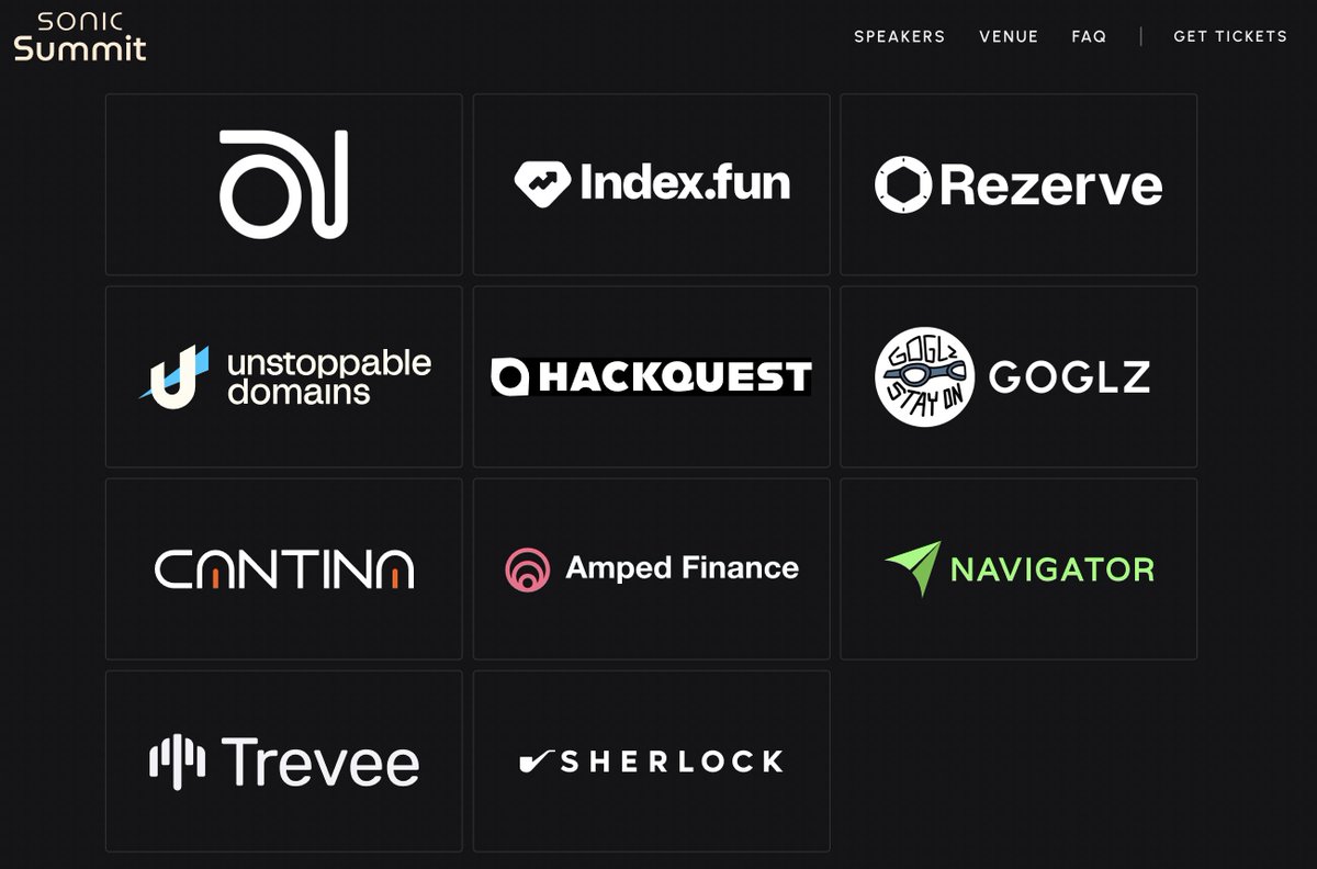 Index Fun is joining as an official sponsor of the Sonic Summit in Singapore.

And we're in a great company with <a href="/TrustWallet/">Trust Wallet</a>,  <a href="/unstoppableweb/">Unstoppable Domains</a>, and <a href="/TheHedgehog_io/">Hedgehog 🦔</a> among others.

Still some early bird tickets left at <a href="/SonicLabs/">Sonic</a> if you want to meet the team behind the first Sonic