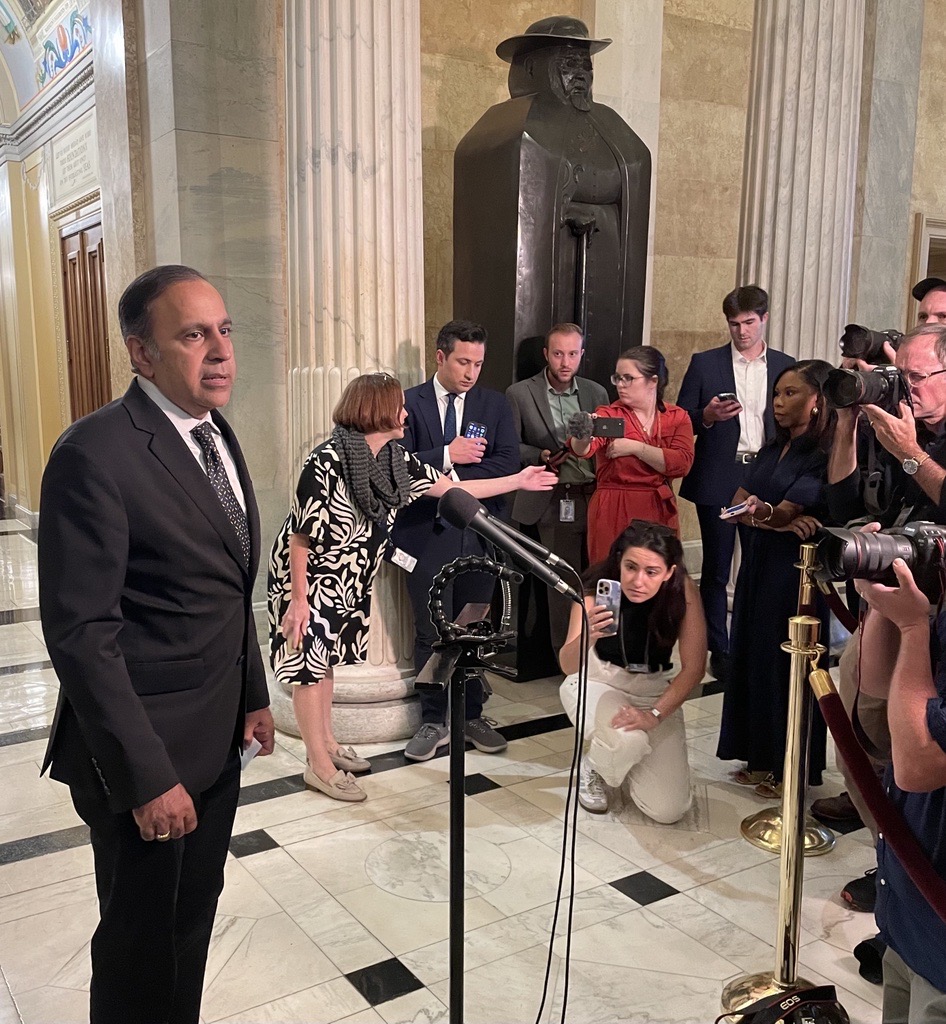 This afternoon, I heard from some of the survivors of Jeffrey Epstein’s crimes. 

Their message was clear: 

We need full transparency, we need full accountability, and we need to ensure nothing like this ever happens again.