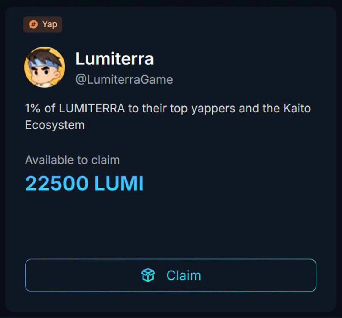 This could be is at <a href="/LumiterraGame/">Lumiterra</a> TGE but you decided to fade