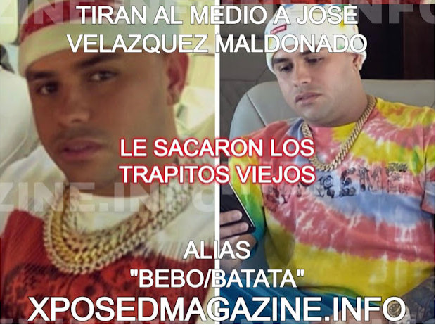 XPOSEDMAGAZINE's tweet photo. TIRAL AL MEDIO A BEBO POR ASESINATO
https://t.co/XHwM9NkW2v #breakingnews #puertorico #xposedmagazine #blogdelnarco https://t.co/X1DHyrbWga