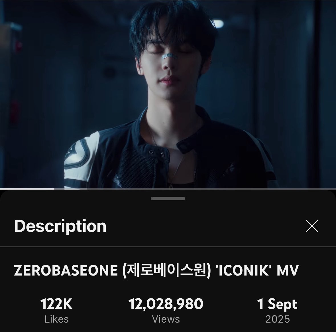[📢 SNS POINTS] 

6:15AM KST — 🎬 MV views 
 
#1 ‘ICONIK': 12M views
#2 T: 5.4M views 
#3 M: 2.3M views 

🎯 30M first week 

#ZEROBASEONE    #ZB1    #제로베이스원
