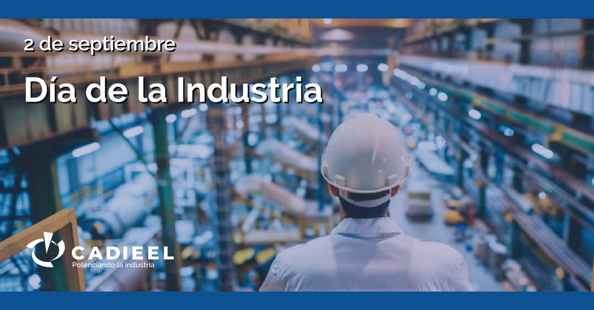 ¡Hoy celebramos el Día de la Industria!
Desde CADIEEL, queremos reconocer el esfuerzo y dedicación de todas las empresas y trabajadores del sector que día a día impulsan la innovación, el empleo y el desarrollo productivo de nuestra Argentina. 🏭 🇦🇷
#diadelaindustria