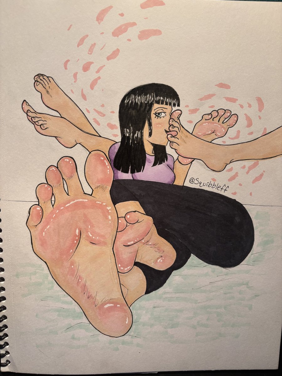 Robin must be having so much fun with her power. There needs to be more feet art of her