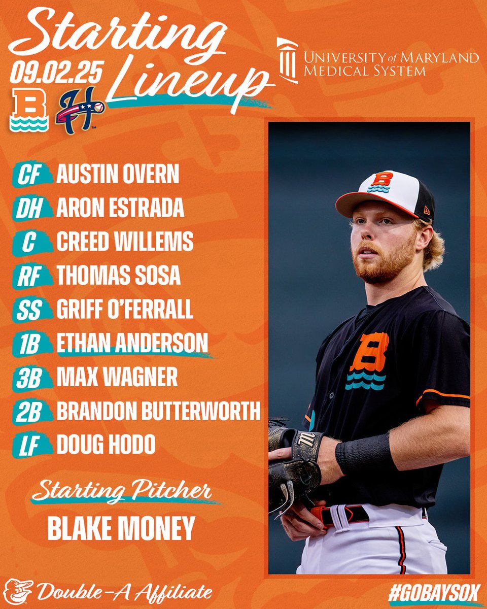 Wait, it's September already?

⏰ 6:35 p.m. ET
📍 Prince George's Stadium
📻 hubs.ly/Q03GB7Q-0
📺 <a href="/MiLB/">Minor League Baseball</a> TV, <a href="/Bally__Sports/">Bally Sports Live</a>