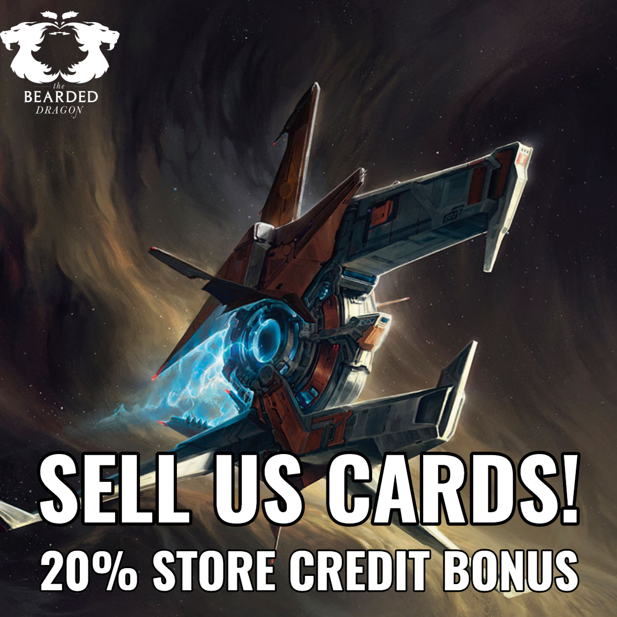 We're always buying singles!

Drop by during business hours to sell or trade your cards.
For larger collections or mail-in sales, please schedule an appointment here:
ow.ly/JBPx50UYMXB