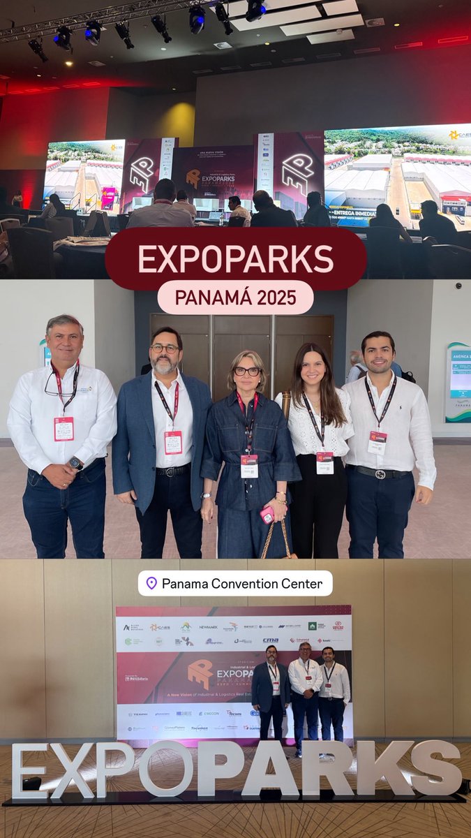 Panamá EXPOPARKS, 🇵🇦espacio donde promovimos el desarrollo sostenible con potencial industrial, logístico y portuario, articulado con las comunidades, empresas y autoridades de Centroamérica y Latam.
