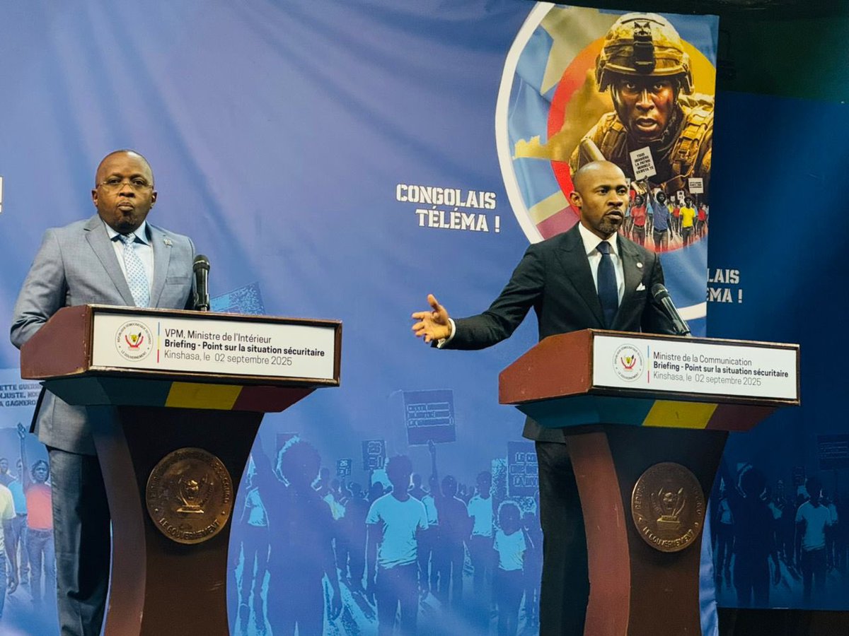 Elma Fatshiste pure (@elmabetonfatshi) on Twitter photo 🚨🚨🚨🚨🚨🚨🚨🚨🚨🚨🚨🚨🚨🚨🚨🚨🚨🚨 #Urgent : le Min de la communication et PP du gouvernement SEM <a href="/PatrickMuyaya/">Patrick Muyaya</a> répond à MR TABLEAU MBEKA:« L’initiative de Thabo Mbeki est inopportune et ça ne nous intéresse pas parce qu’il a déjà montré ses couleurs »
<a href="/PrinceIlunga14/">🇨🇩le prince congolais👑✌️</a> 🚨🚨🚨🚨🚨🚨🚨🚨🚨🚨🚨🚨🚨🚨🚨🚨🚨🚨 #Urgent : le Min de la communication et PP du gouvernement SEM <a href="/PatrickMuyaya/">Patrick Muyaya</a> répond à MR TABLEAU MBEKA:« L’initiative de Thabo Mbeki est inopportune et ça ne nous intéresse pas parce qu’il a déjà montré ses couleurs »
<a href="/PrinceIlunga14/">🇨🇩le prince congolais👑✌️</a>