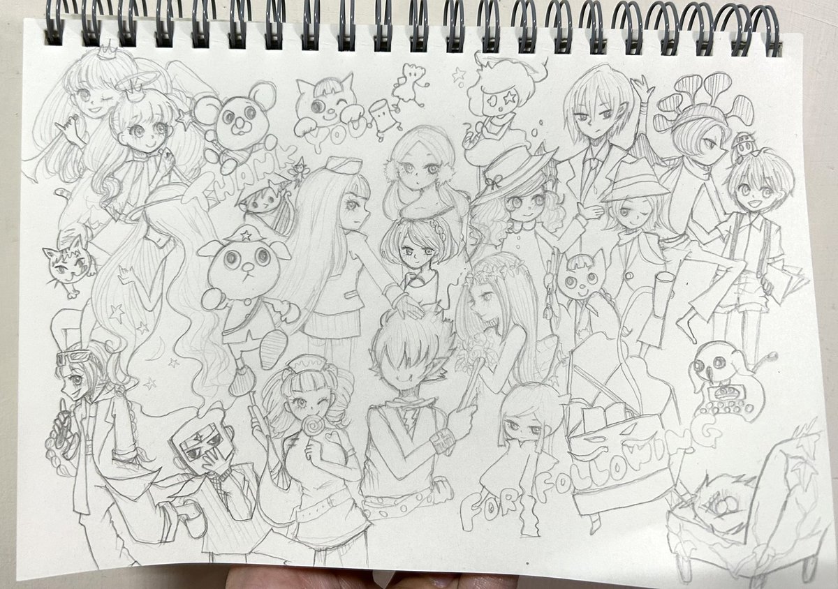 力尽き感がはんぱないんですが、フォロワーさんたちの使用キャラをわかる範囲で詰め込み大作戦(1匹HQ🐈🏐)抜けてたら腹切ります後先考えず描いたらごちゃごちゃしすぎたごめんなさい