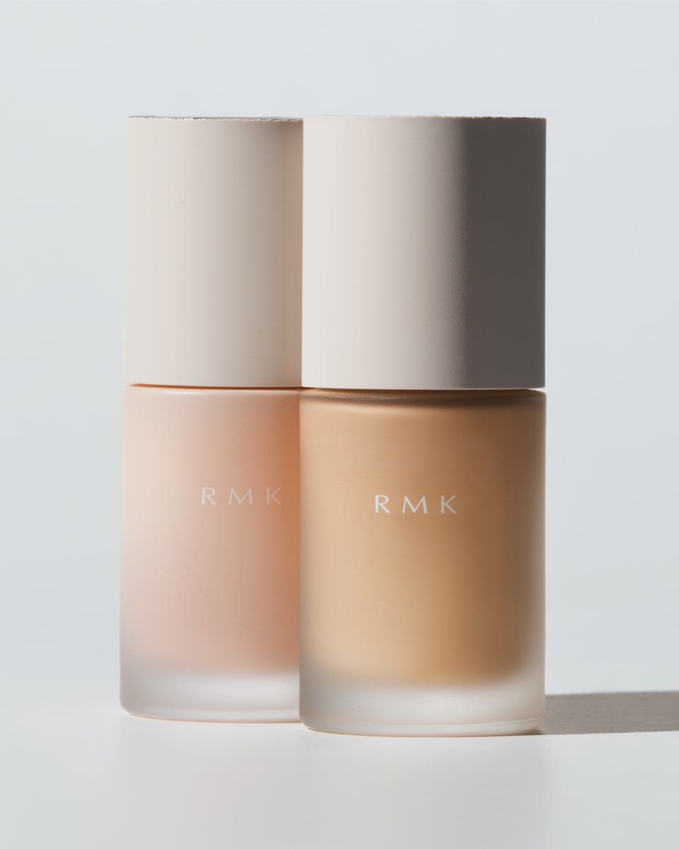 RMKのベースメイクでその人が持つ骨格をいかした、うるおい感あふれる