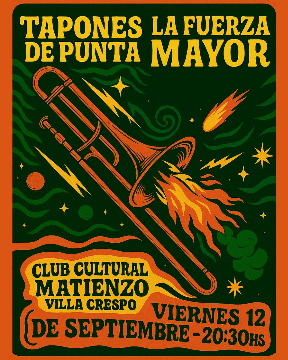 Se viene la Brass Party Vol.4 en el <a href="/cc_matienzo/">Club Cultural Matienzo</a> junto a La Fuerza Mayor 🔥🔥 Viernes 12 de sept
Entradas por passline 👇
passline.com/eventos/brass-…