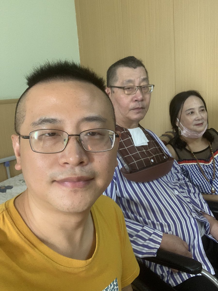 I’m with my parents . I love them forever