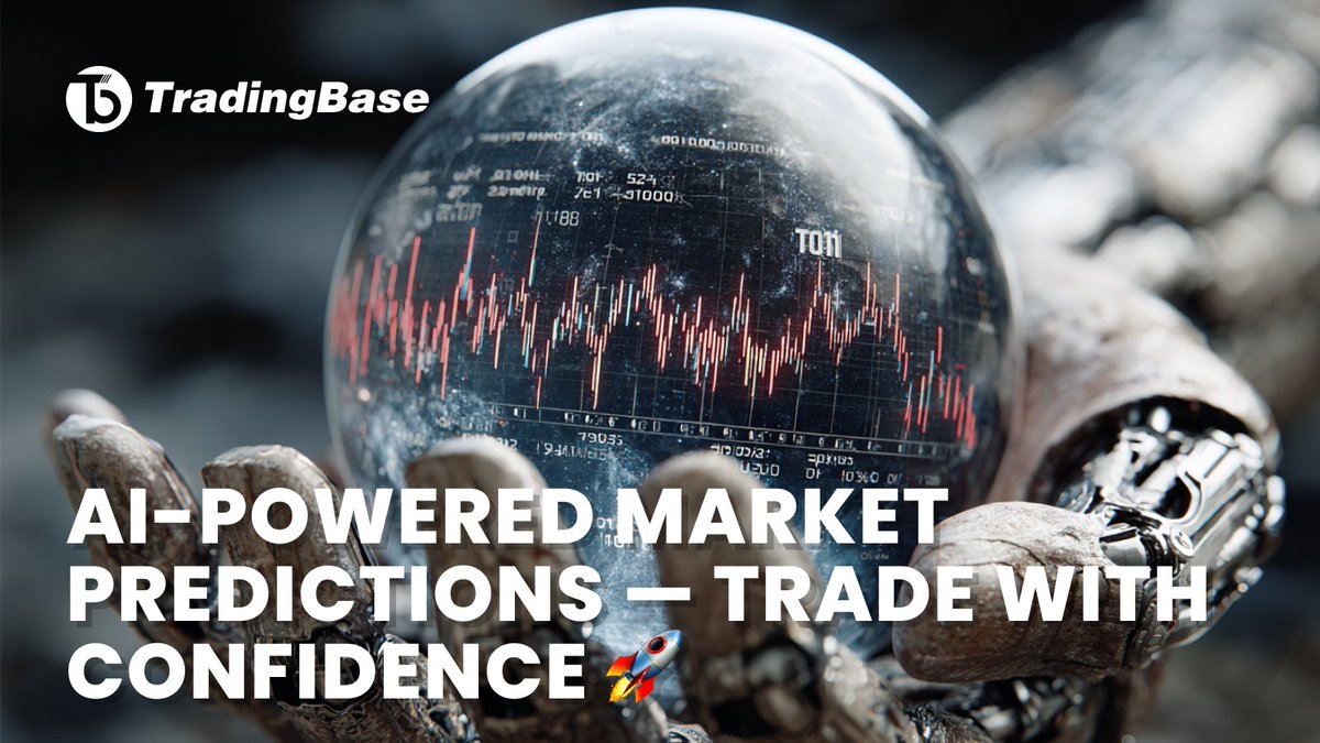 TradingBaseAI's tweet image. 🔮 TradingBaseAI isn’t guessing — it’s analyzing.
With real-time market prediction, you can track TON, BTC &amp;amp; more with AI-driven insights.
Stay ahead, trade smarter. 📊✨

#TradingBaseAI #AITrading #MarketPrediction #Crypto