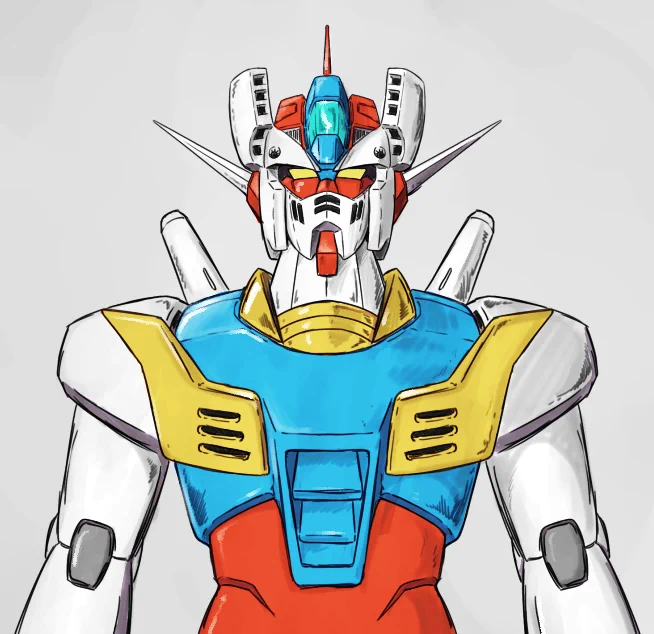 昔描いたZガンダム