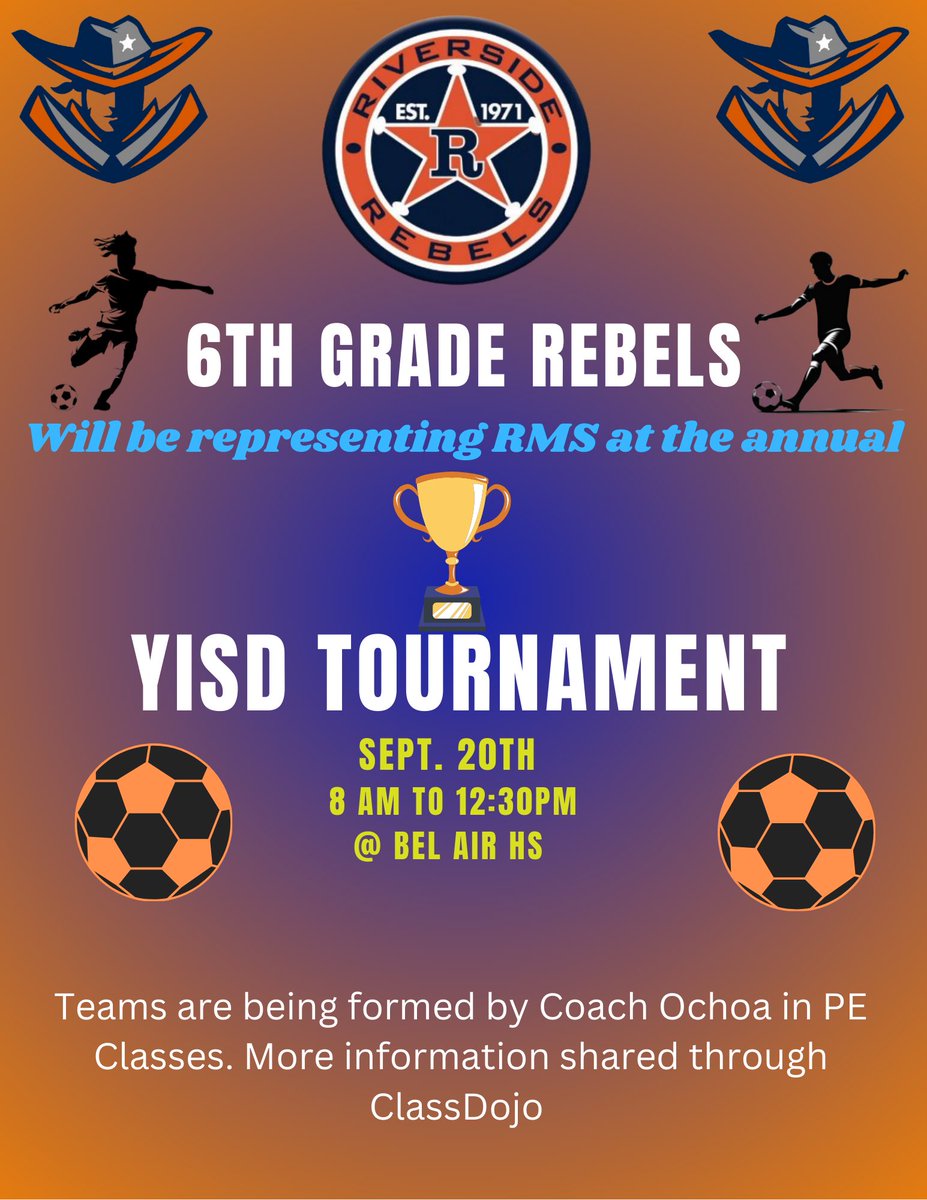 George.Ochoa429 (@gochoa_rms) on Twitter photo Our 6th grade Rebels are excited for their first opportunity to represent our school. 😎💯🧡💙
<a href="/AndreaMorse26/">Andrea Morse, M.Ed.</a>
<a href="/FORtheValley_DM/">Daniel Medina</a>
<a href="/RiversideMS1971/">Riverside Middle School</a> Our 6th grade Rebels are excited for their first opportunity to represent our school. 😎💯🧡💙
<a href="/AndreaMorse26/">Andrea Morse, M.Ed.</a>
<a href="/FORtheValley_DM/">Daniel Medina</a>
<a href="/RiversideMS1971/">Riverside Middle School</a>