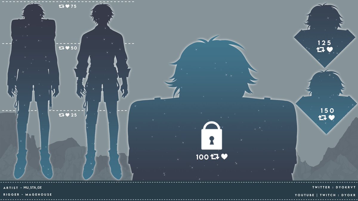 🧗‍♂️MODEL REVEAL🧗‍♂️

I drafted design ideas on stream, and I'm excited to share what the new me looks like! 

Full reveal on September 15th!

♡ + ↻ to unlock early!