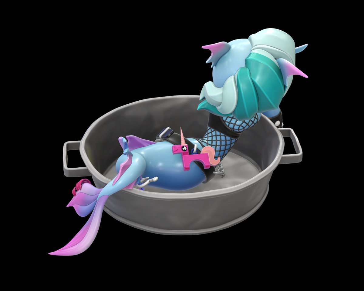 Ponyfish in a basin
Commission