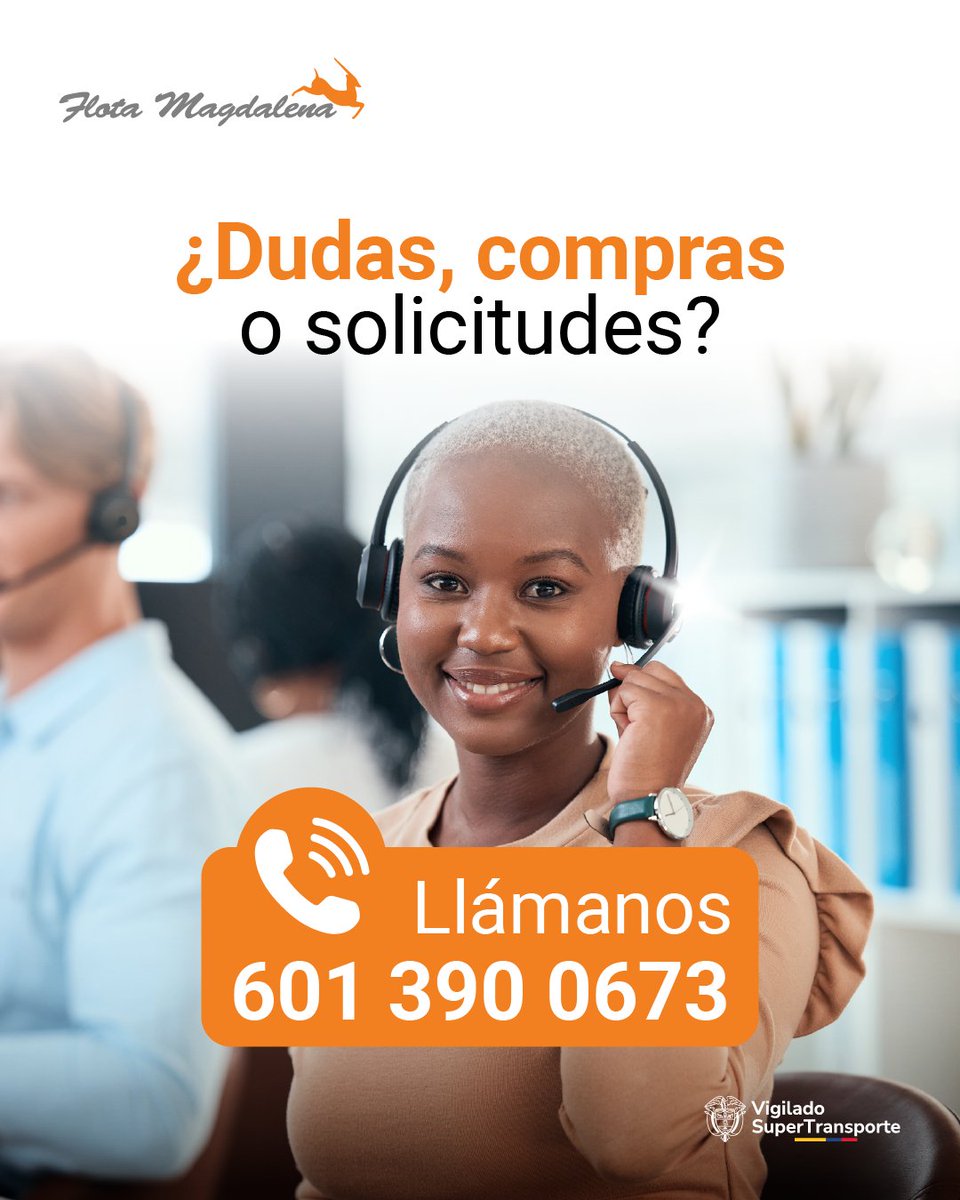 En Flota Magdalena tu tranquilidad es lo más importante.
Si tienes preguntas, necesitas hacer una compra o presentar una solicitud, nuestro Contact Center está listo para atenderte.

📞 601 390 0673

#AtenciónAlCliente #FlotaMagdalenaTeResponde #ViajaTranquilo