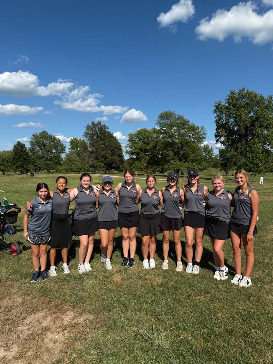 Harrisburg Bulldogs (@harrisburgath) on Twitter photo Congratulations to the Harrisburg Bulldogs who finished 2nd today in a 5-team match at Centralia! #BulldawgPride
Izzie Twenter Saavenas - 51 - T4th
Harley Smith - 53 - 7th
Poppy Spry - 54 - 8th
Ava Grindstaff - 56 - 12th
Elin Van Roekel - 57 - 13th
<a href="/TheSteveCombs/">Steve Combs</a> <a href="/HburgBoosters/">Harrisburg Bulldogs Booster Club</a> Congratulations to the Harrisburg Bulldogs who finished 2nd today in a 5-team match at Centralia! #BulldawgPride
Izzie Twenter Saavenas - 51 - T4th
Harley Smith - 53 - 7th
Poppy Spry - 54 - 8th
Ava Grindstaff - 56 - 12th
Elin Van Roekel - 57 - 13th
<a href="/TheSteveCombs/">Steve Combs</a> <a href="/HburgBoosters/">Harrisburg Bulldogs Booster Club</a>
