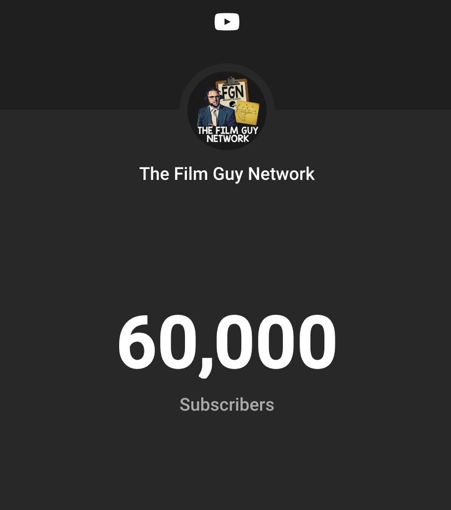 100k on the way 

youtube.com/@TheFilmGuyNet…
