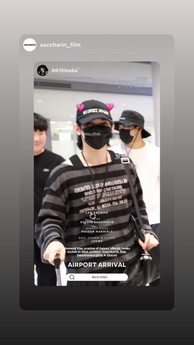 0615LOOKS's tweet photo. [ 250902 &amp; 250901 ]

-Studio Saccharin (saccharin_film) reposted our story of Yeosang wearing their cap 🙇❤️

🔗: https://t.co/P9Y6tE0EBX

-Lan Archive (lan_archive) reposted our story of Yeosang wearing their knitwear

#YEOSANG #여상 #ヨサン #ATEEZ #LanArchive #StudioSaccharin https://t.co/KTCxPseUq6