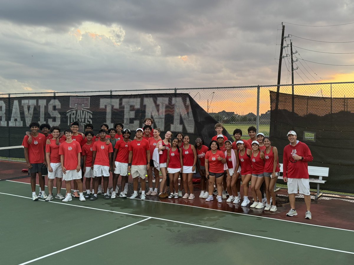 Got another district “W” tonight vs. a very good Elkins team. Lots of hard fought matches. Great team win! Vamos! So happy and proud of these players!  <a href="/THS_Tigers/">Travis High School</a> <a href="/FBISDAthletics/">Fort Bend ISD Athletics</a>