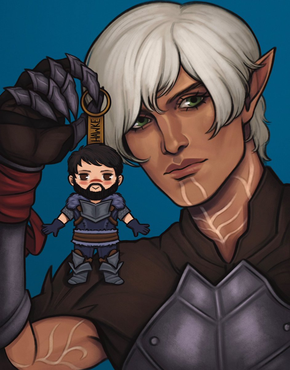 Pick your Hawke labubu (I’m late to trends as usual lol) #dragonage2 #fenrisxhawke #fenrisdragonage