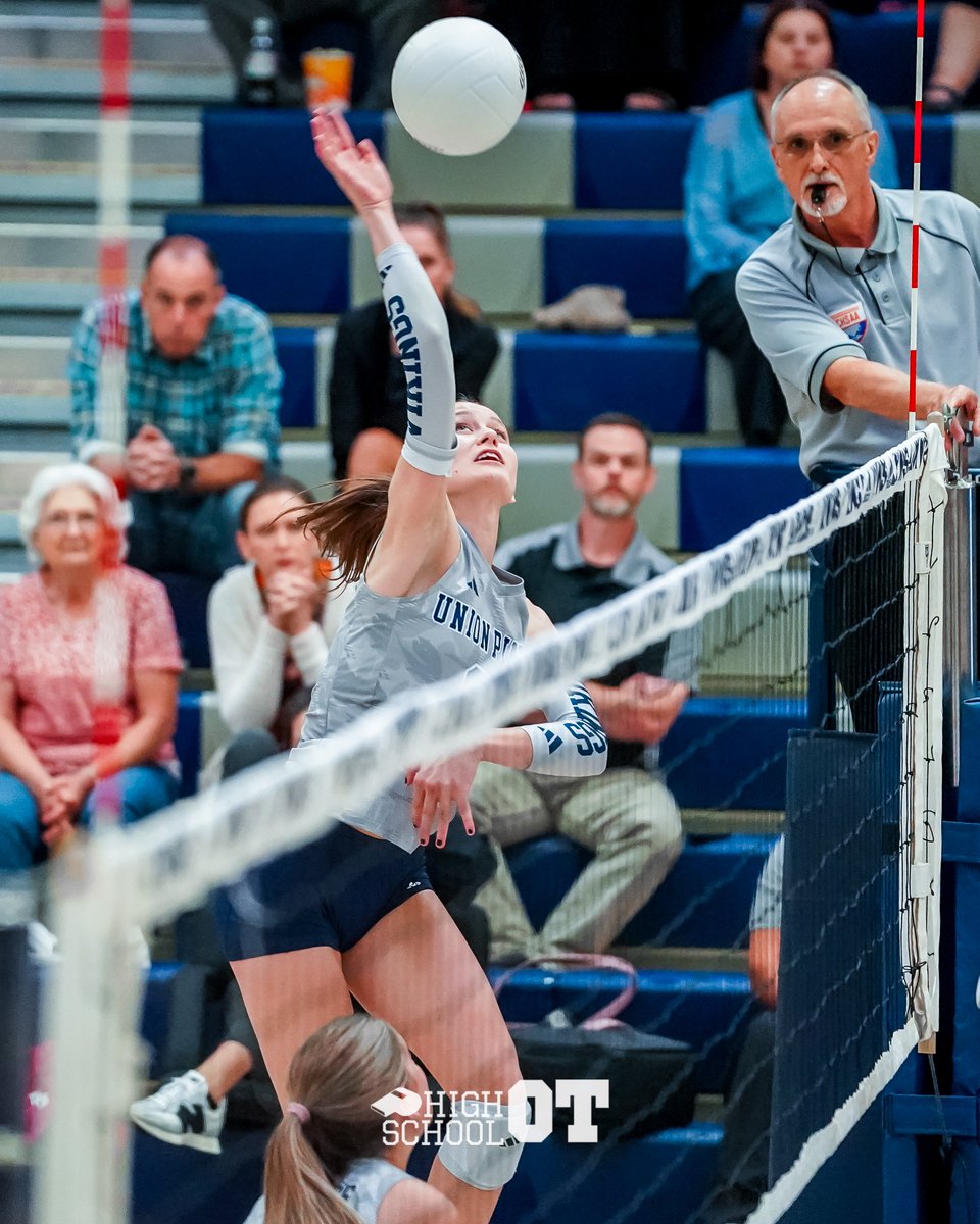HighSchoolOT's tweet image. Keira Rosenmarkle sparked a come-from-behind win in the second set that allowed Union Pines to cruise through the third and sweep away Harnett Central tonight.

The Vikings are now 8-1 to start the year.

Highlights, photos, and more: highschoolot.com/story/union-pi…