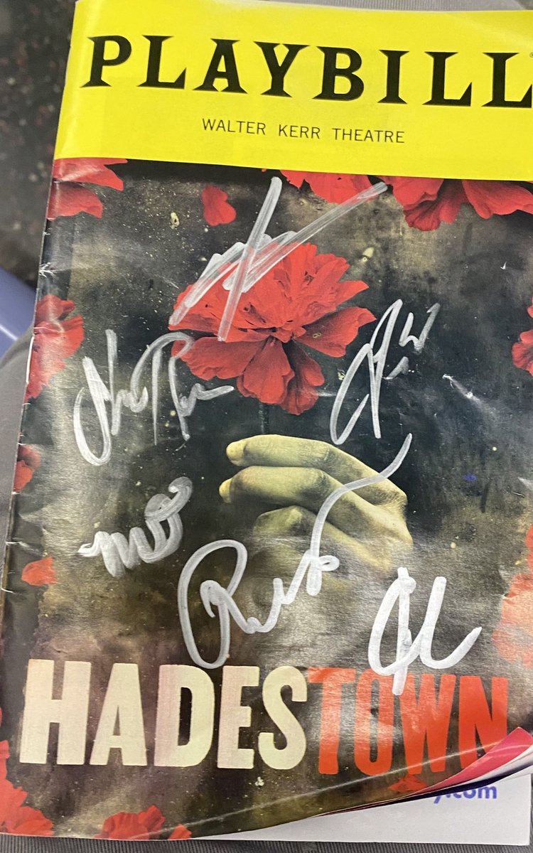 Alicedbdtwt's tweet photo. hadestown was phenomenal, magical, amazing, stunning, insane https://t.co/7wRY7KW8yC