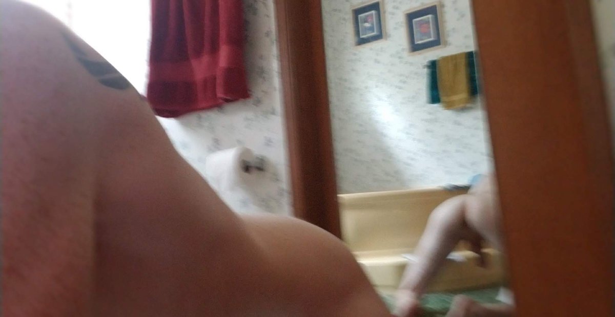 You walk in and see me like this