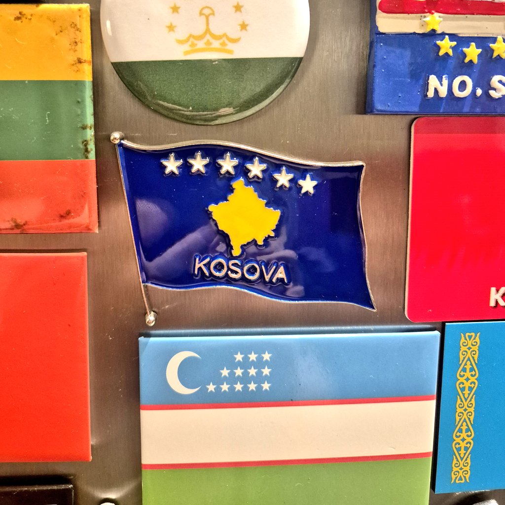 And the #Country111 magnet takes its place...