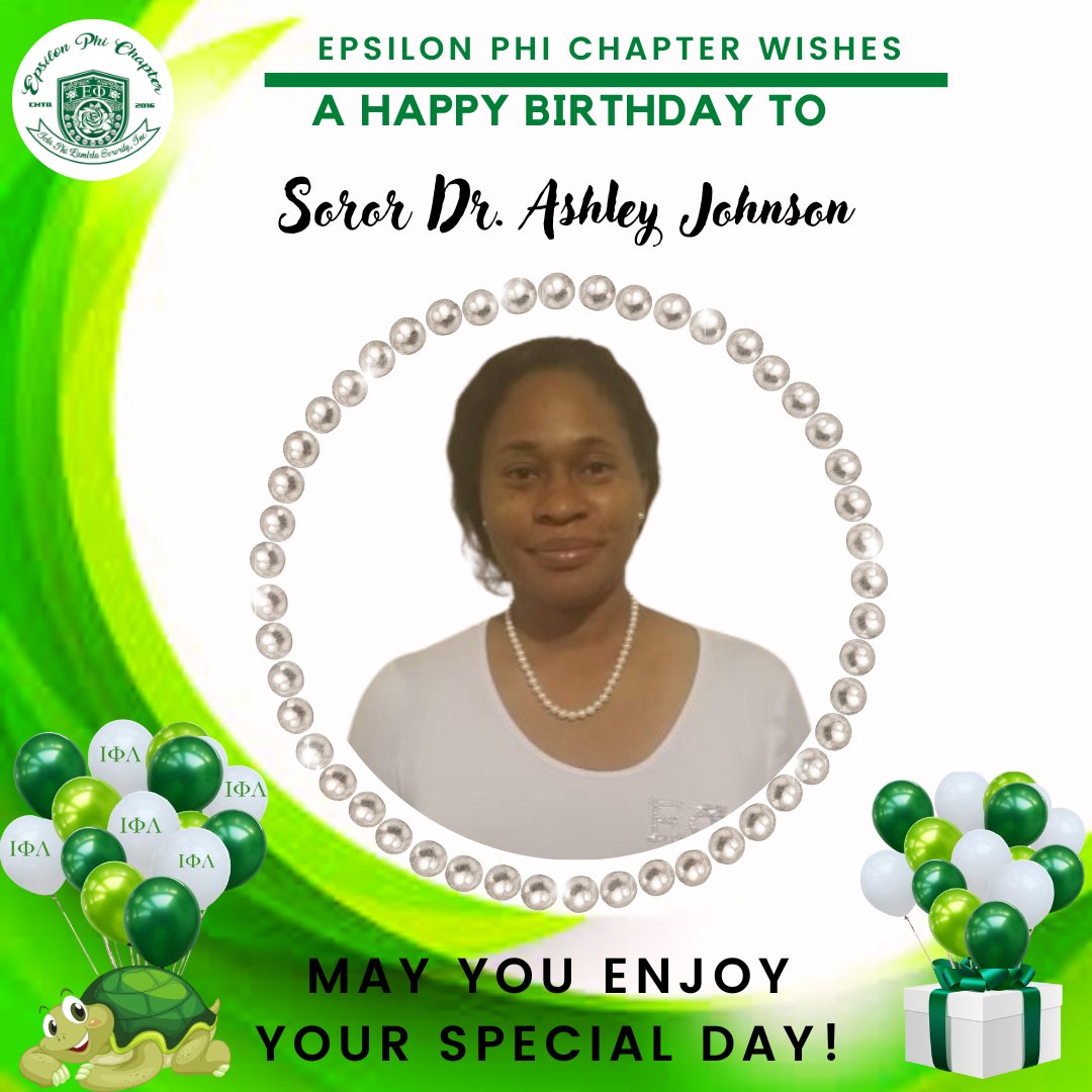 EPhi2016ipl's tweet photo. Happy Birthday, Dear Soror!
On your special day, we celebrate YOU β your light, your love, and the legacy you are building. May this year bring you abundant blessings and unforgettable memories. π
Join us in wishing our sister the happiest of birthdays!
#EpsilonPhiChapter https://t.co/robapwUpWv