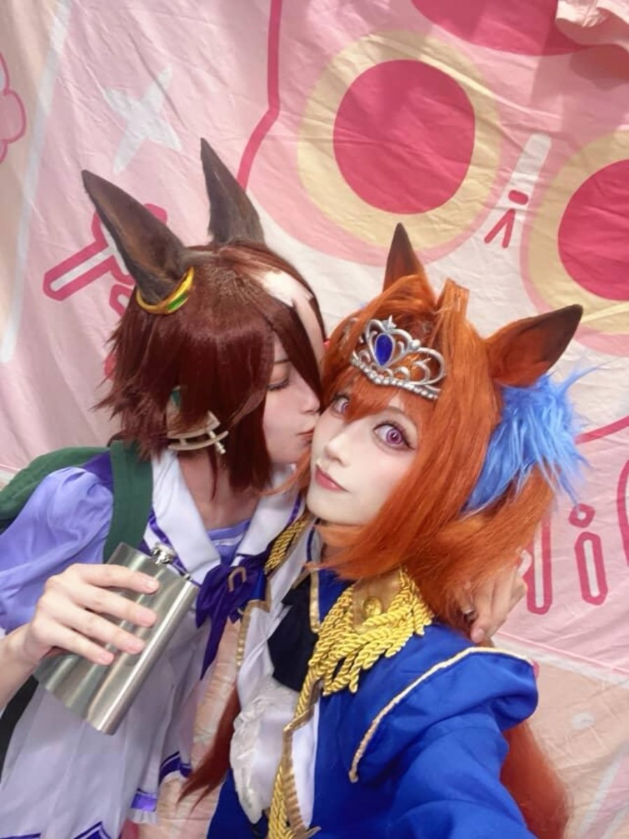Vodka and Daiwa Scarlet can sometimes get along 😉

#umamusume #ウマ娘 #ウオスカ
