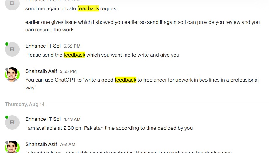 HamzaTariqCS's tweet image. A freelancer on @Upwork blackmailed me for a 5⭐ review, delivered an incomplete product, and when I asked for a refund, Upwork supported the freelancer instead of protecting the client. This is unfair clients deserve safety from blackmail &amp;amp; incomplete work #Upwork #upworksupport