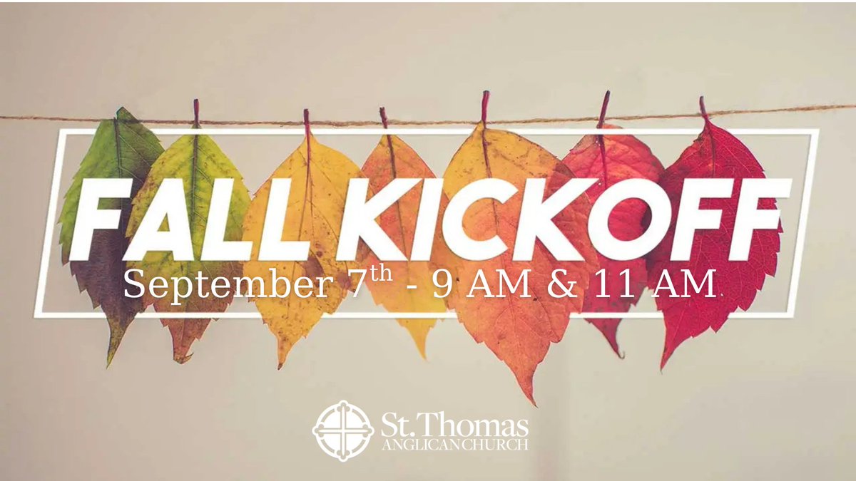 Our young church has a huge weekend coming up: 

Friday Night is a special service to consecrate, dedicate, and give thanks for our new (to us) church home! 

Sunday Morning is our Fall Kickoff Sunday! Learn more about <a href="/stacathens/">St. Thomas Anglican</a> at stacathens.org.
