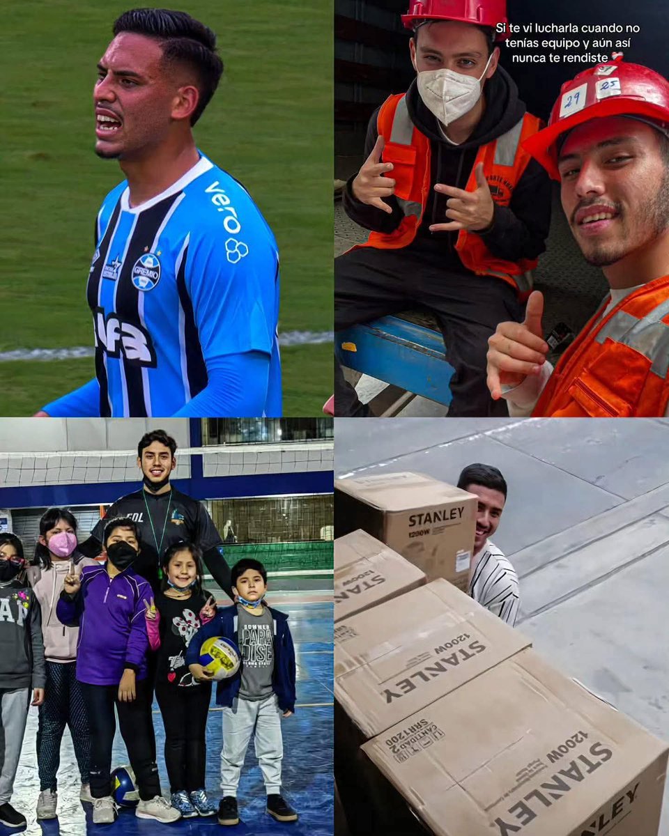 De casi dejar el fútbol, siendo profesor de voley y ayudando a cargar cajas a pasar a jugar en la mejor liga de Sudamérica con un equipo histórico como Gremio, si algún día se sienten estancados vean el ejemplo de Erick Noriega, la paciencia y el esfuerzo al final recompensan 🇵🇪
