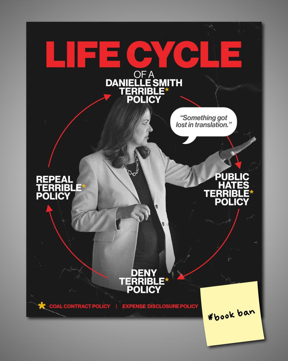 We called her out for incompetence, and she proved us right...again.

Danielle Smith threw classrooms into chaos with a rushed book ban—yanking books, stressing teachers, students, and families—only to “pause” it on the first day of school. 

Stop the chaos. Keep the pressure on.